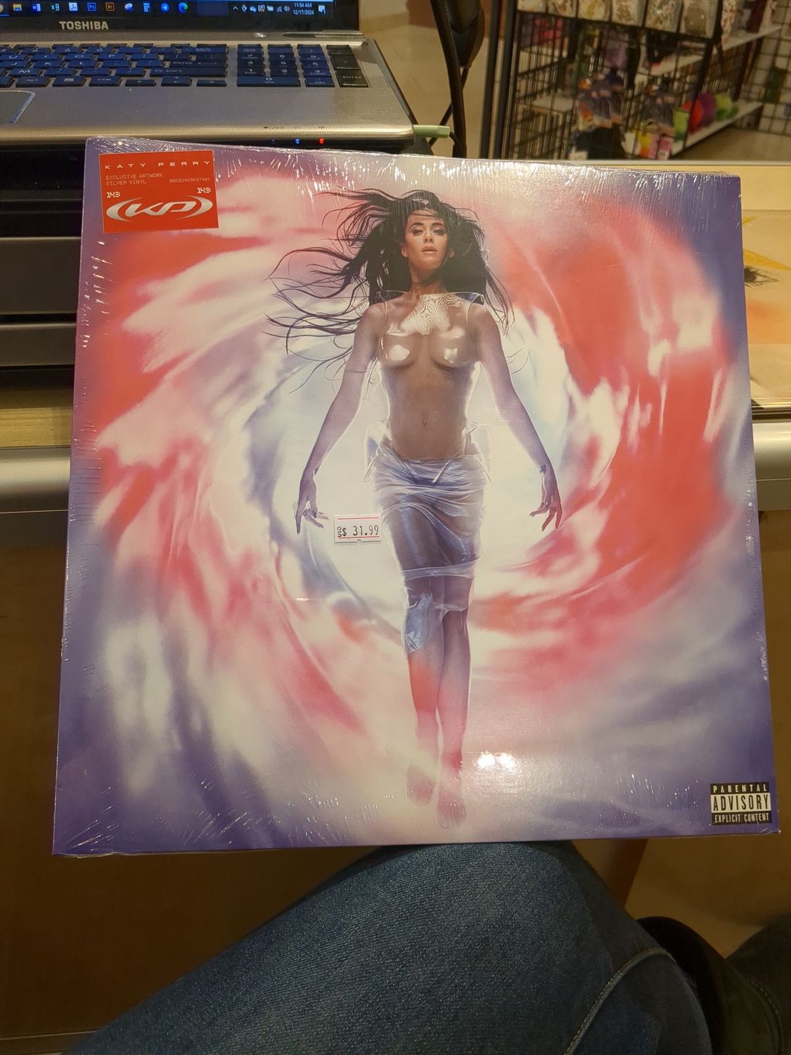 Vinyl Record &#39;143&#39;  Katy Perry Exclusive Artwork Silver Vinyl