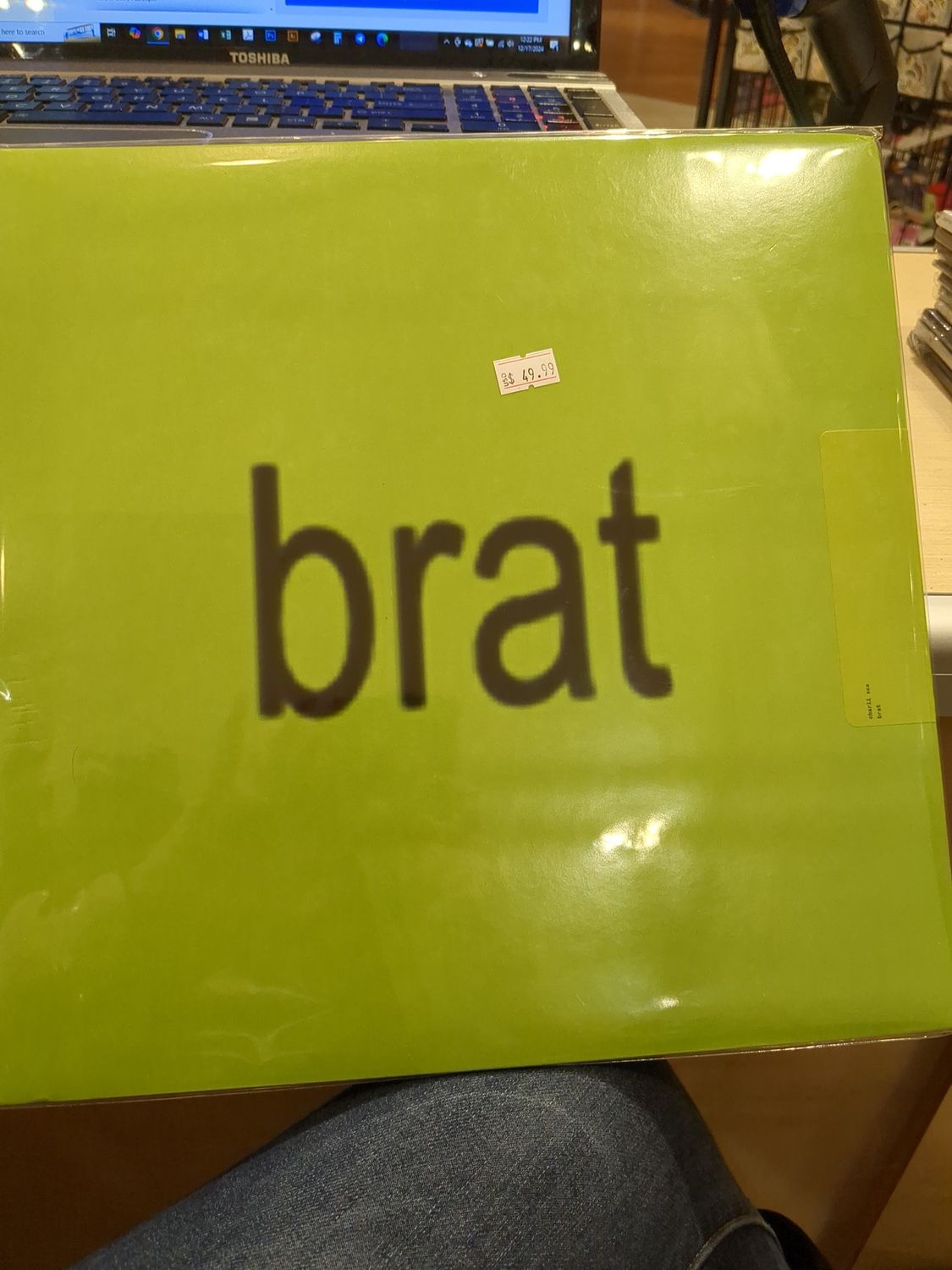 Vinyl Record &#39;Brat&#39; Charli Xcx