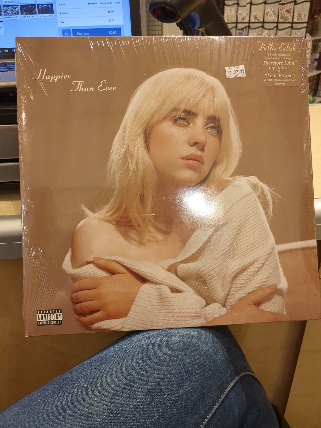 Vinyl Record &#39;Happier Than Ever&#39; Billie Eilish