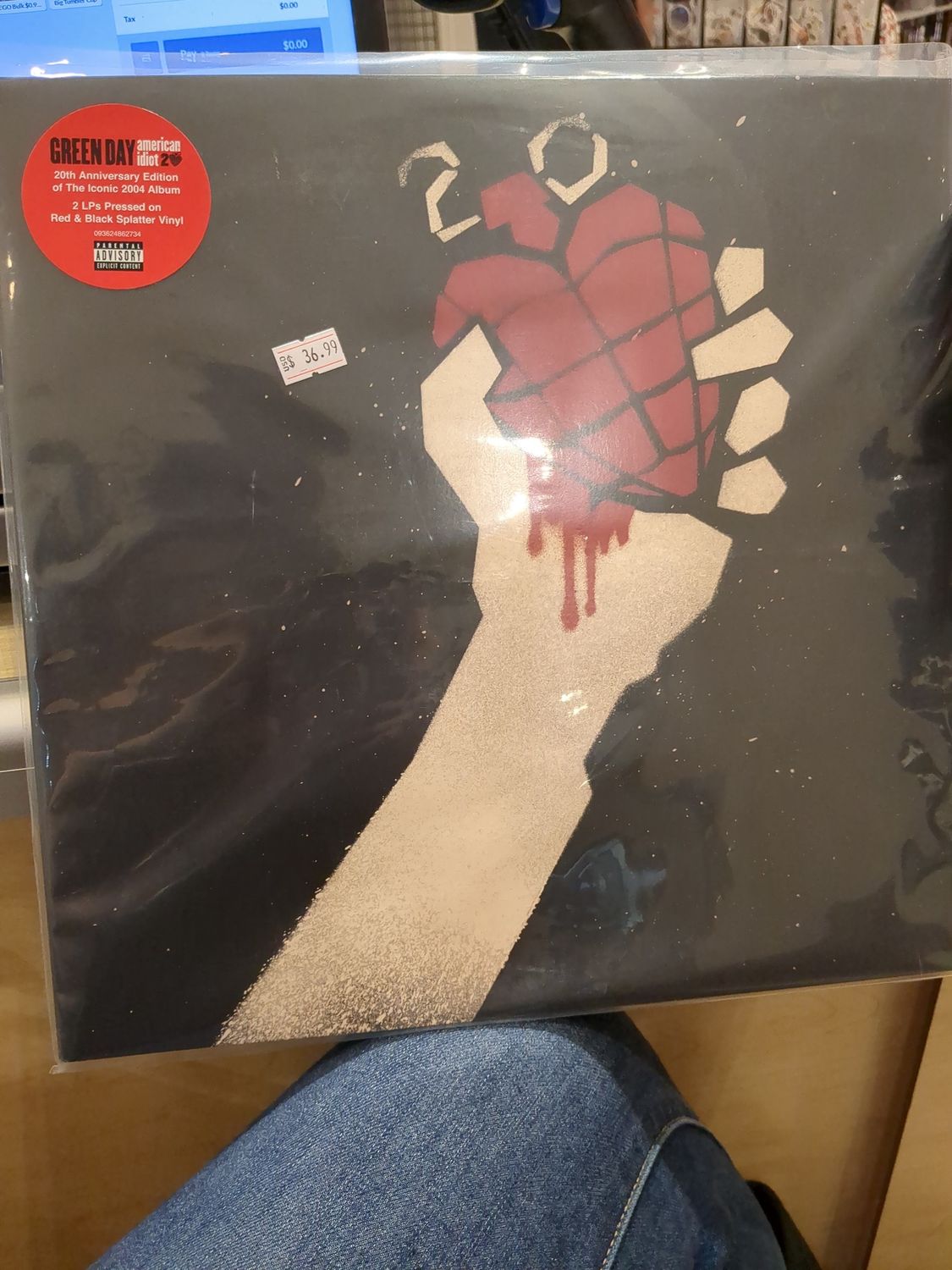 Vinyl Record &#39;American Idiot: 20Th Anniversary Edition&#39; Green Day