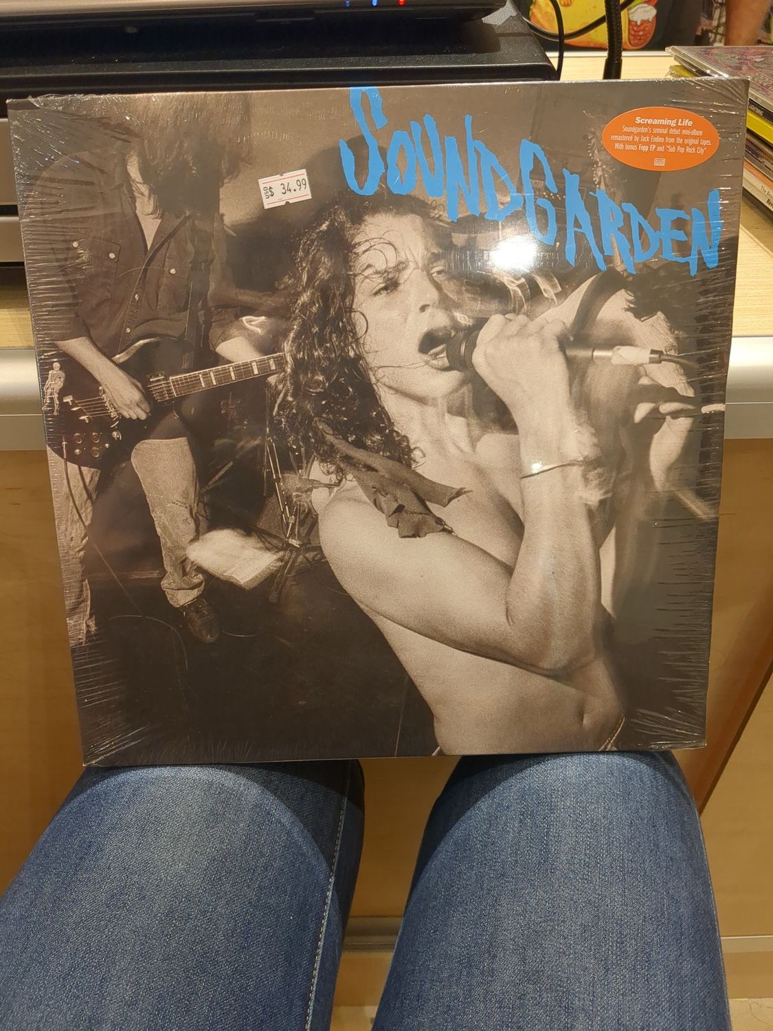 Vinyl Record &#39;Screaming Life&#39; Sound Garden
