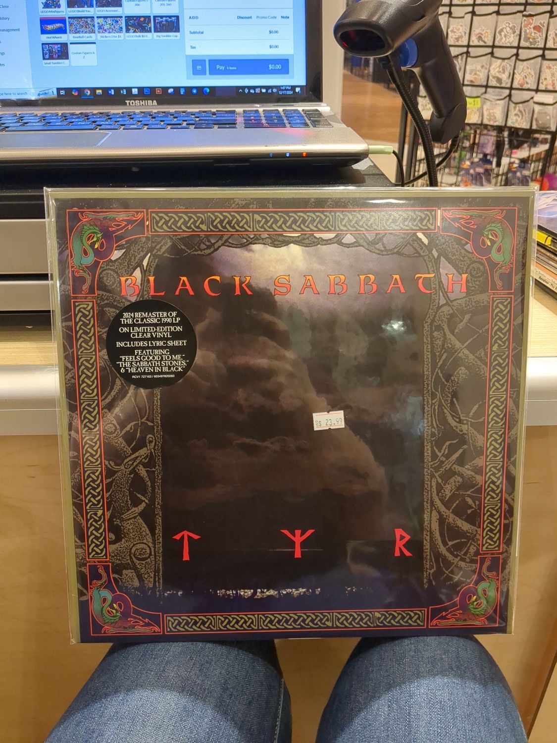 Vinyl Record &#39;Tyr&#39; Black Sabbath