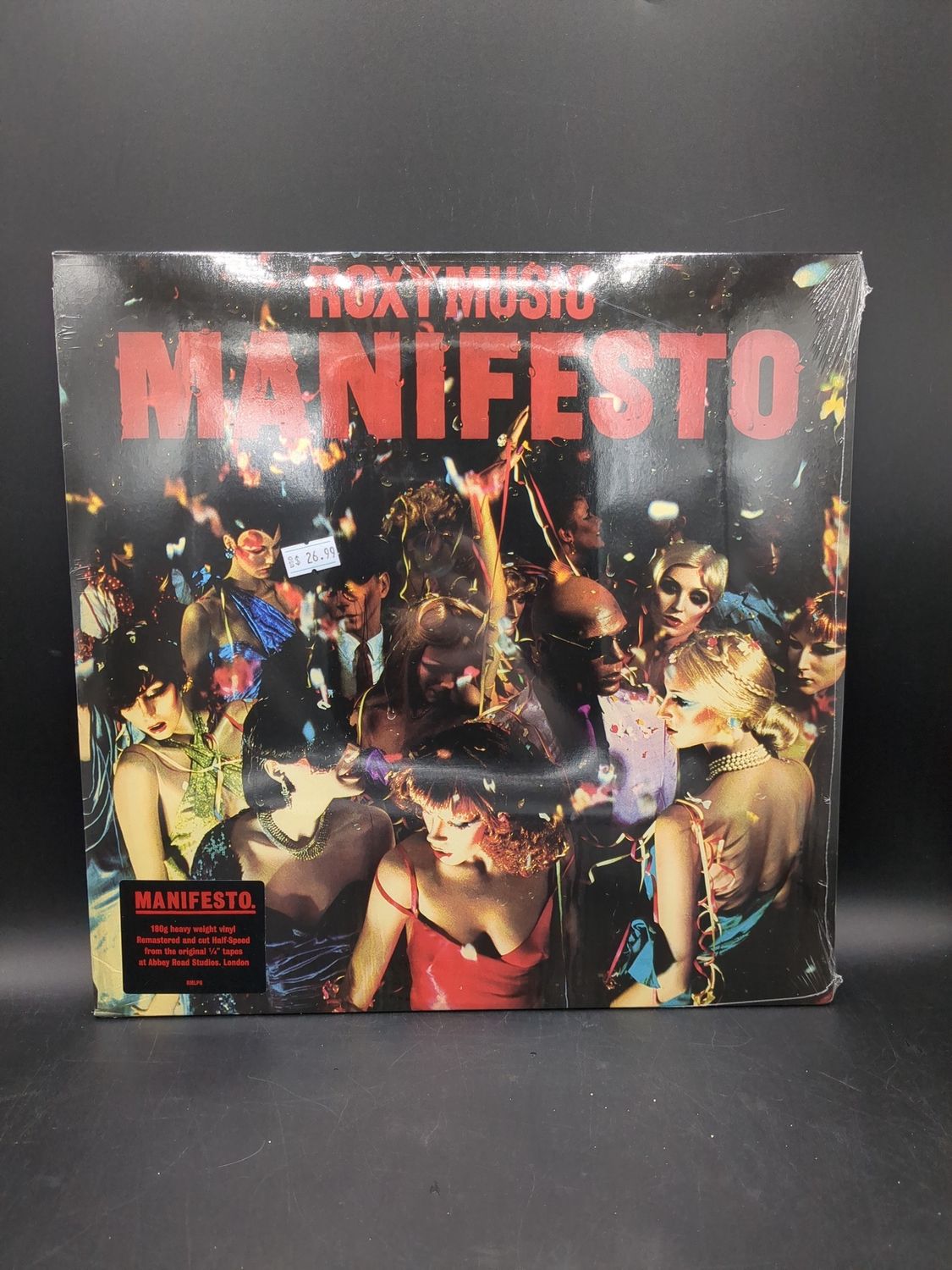 Vinyl Record Manifesto By Roxy Music