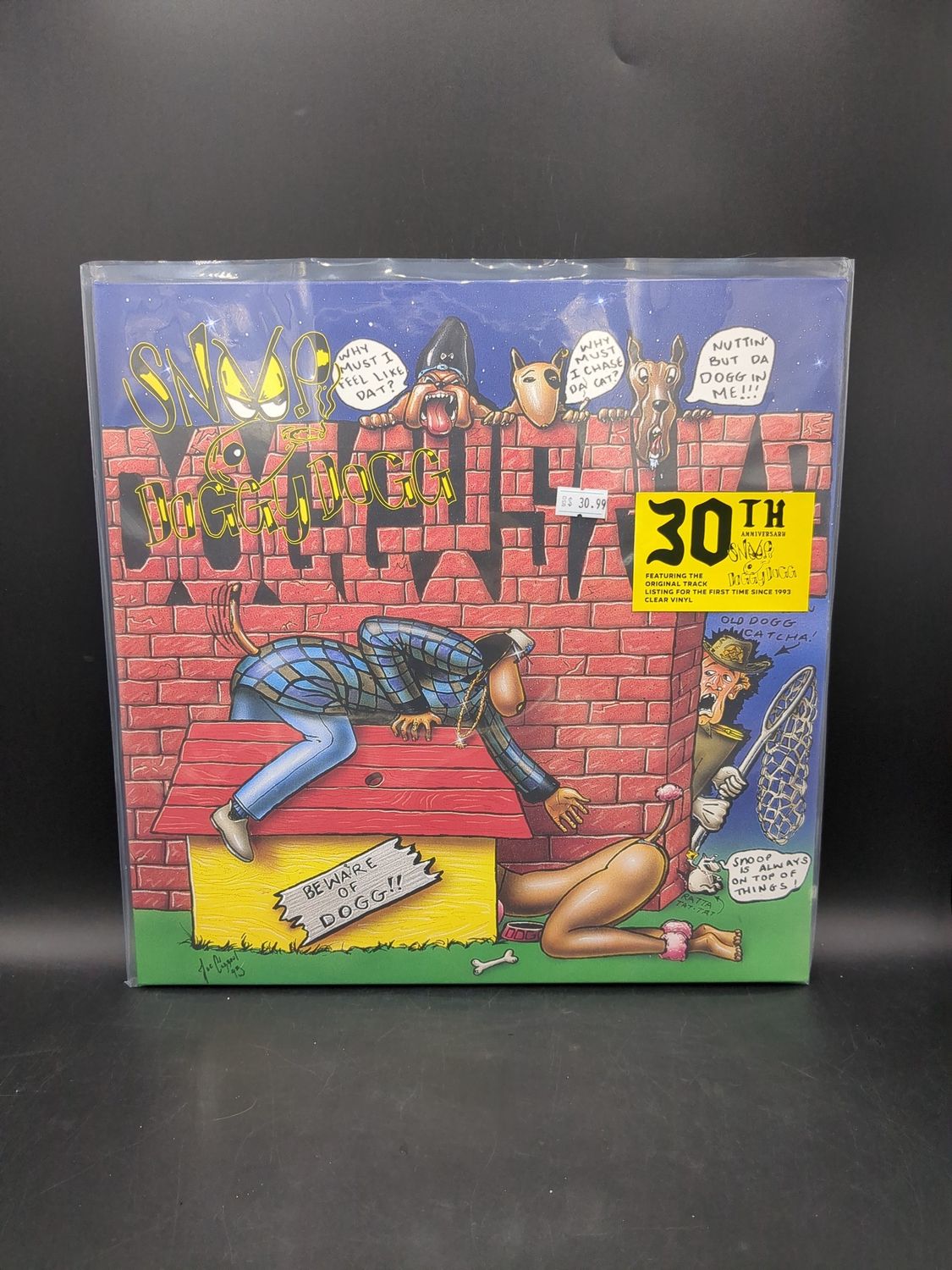 Vinyl Record Doggystyle By Snoop Doggy Dog 30Th Anniversary Clear Vinyl