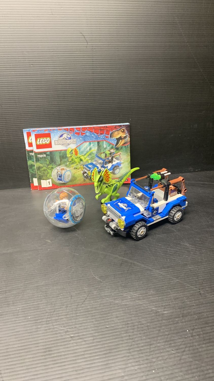 Lego 75916 Jurassic World 2015 Dilophosaurus Ambush Complete (Used)