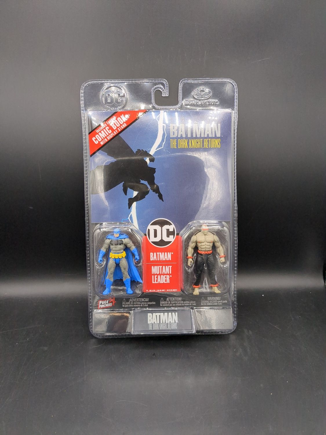 McFarlane&#39;s Toys Figures Page Punchers Batman The Dark Knight Returns: Batman and Mutant Leader