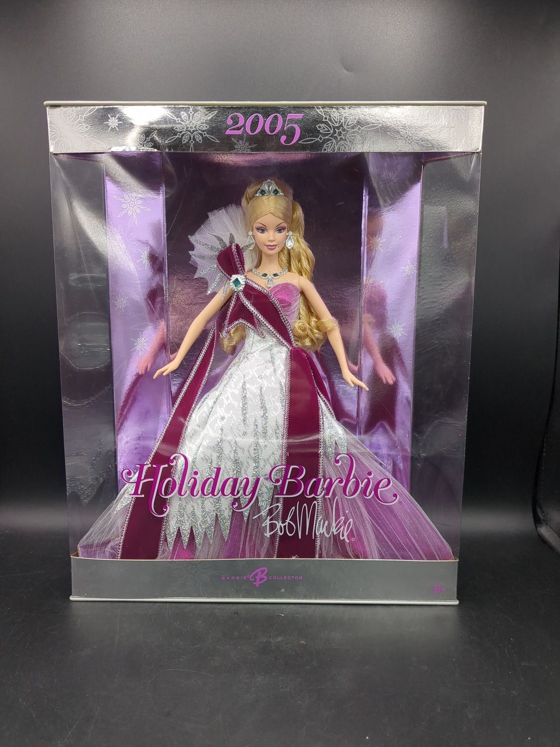 Mattel Barbie Holiday Barbie Bob Mackie 2005