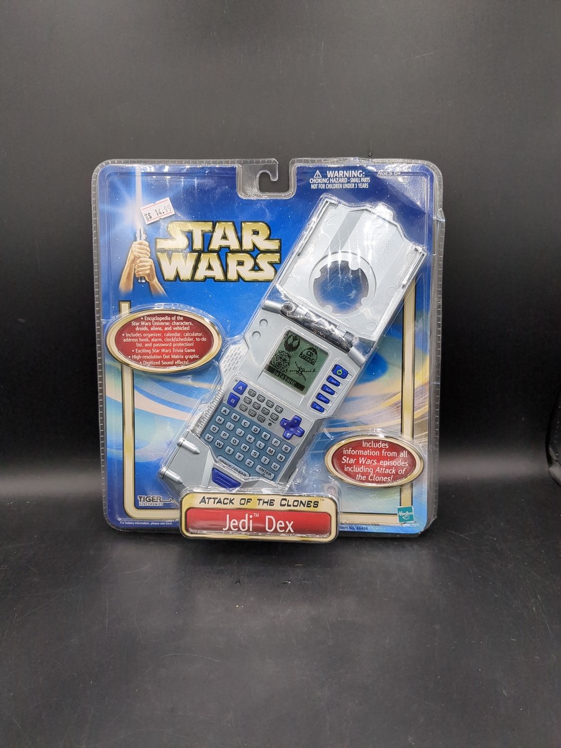 Star Wars Attack of the Clones Jedi Dex Game 2002