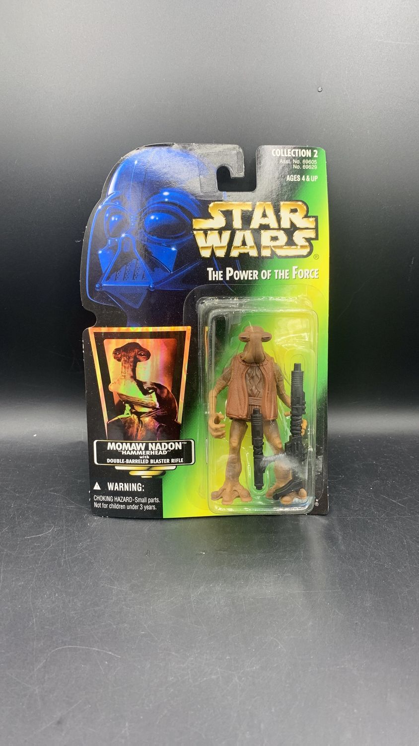 Figurine Star Wars Power Of The Force Momaw Nadon - Kenner - MOC (Carte Originale) - Figurine Articulée