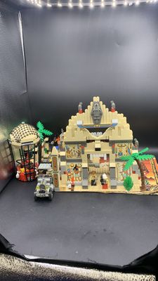 Lego 5988 System Adventures Pharaoh’s Forbidden Ruins 1998 (used) 98% Complete Missing Dark Grey Alligator