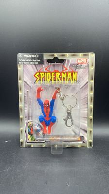 Playfully Yours Marvel Spider-Man Key Chain Figure 2002 (Rare)