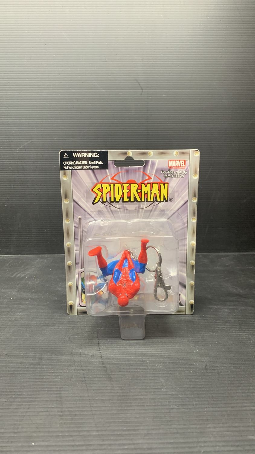 Playfully Yours Marvel Spider-Man Keychain Figure 2002 Rare