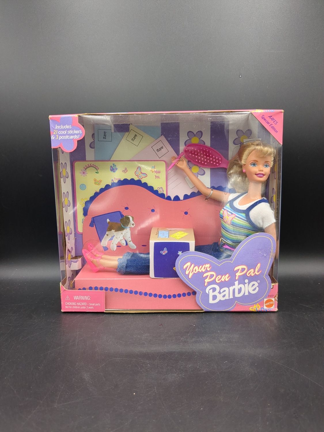 Mattel Barbie Your Pen Pal Includes 21 Stickers &amp; 3 Postcards 1998