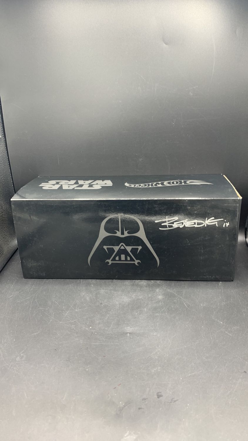 2014 SDCC Exclusive Mattel Hot Wheels Star Wars Darth Vader Lightsaber 2014 Autographed by Brian Benedict