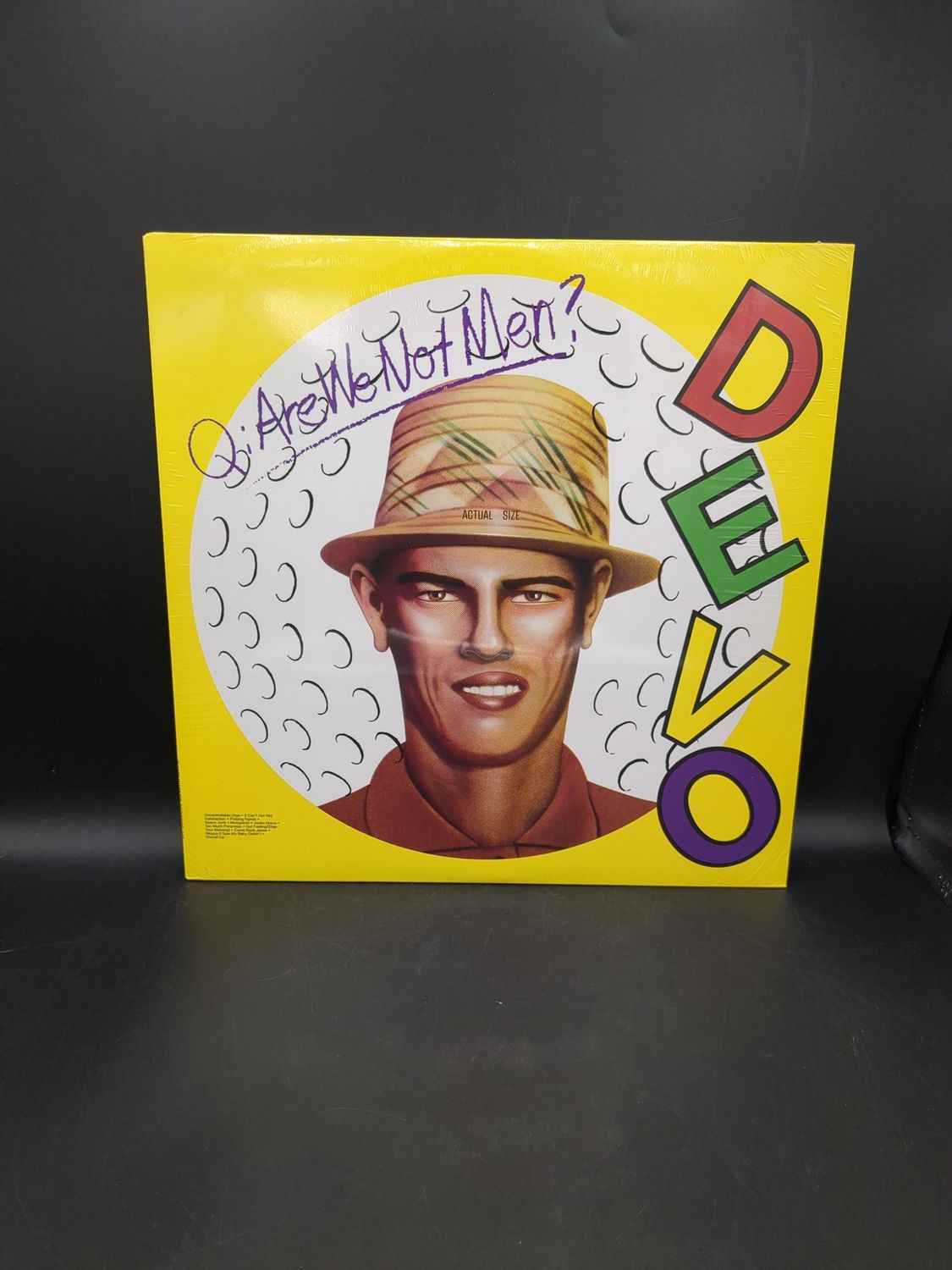 Vinyl Record Q:Are We Not Men? A: We Are Devo By Devo