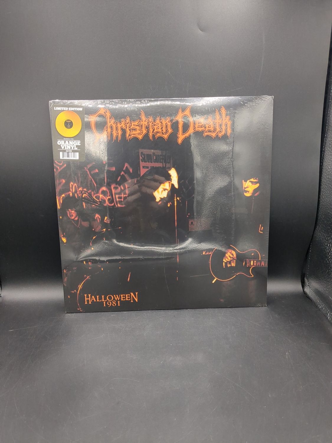 Vinyl Record Halloween 1981 By Christian Death Limited Edition Orange Vinyl