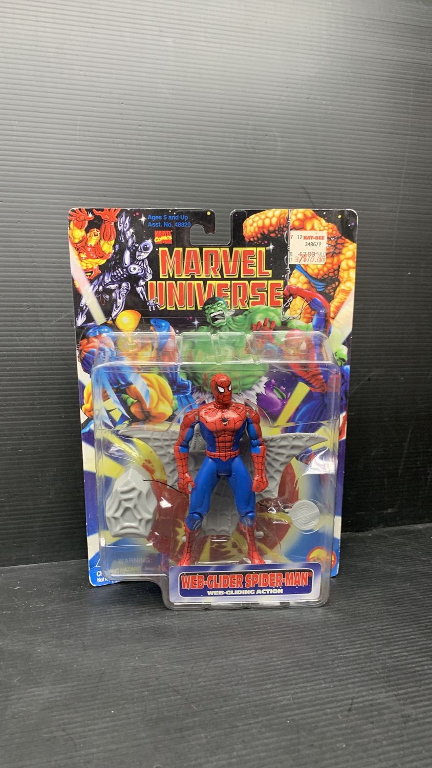 Toy Biz Marvel Universe Web Glider Spider-Man Action Figure 1997