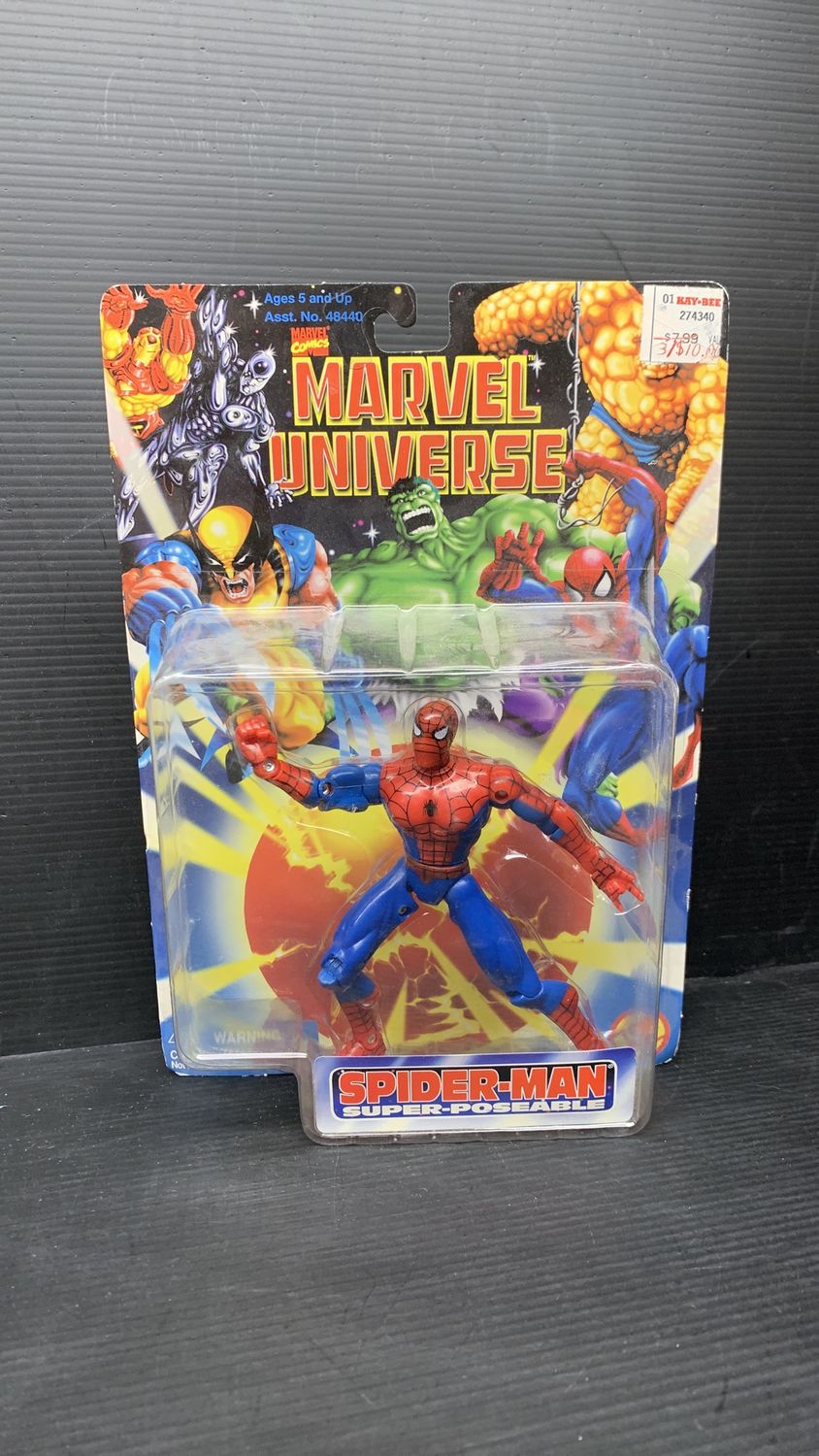 Toy Biz Marvel Universe Spider-Man Super Poseable Action Figure 1996