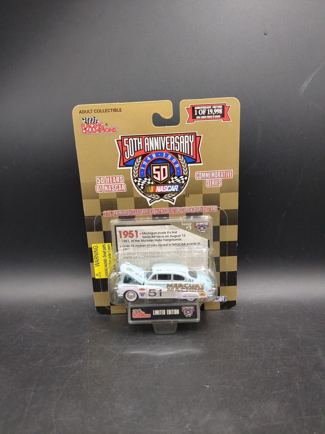 Racing Champions 50th Anniversary Car NASCAR 1951 Mercury Coupe
