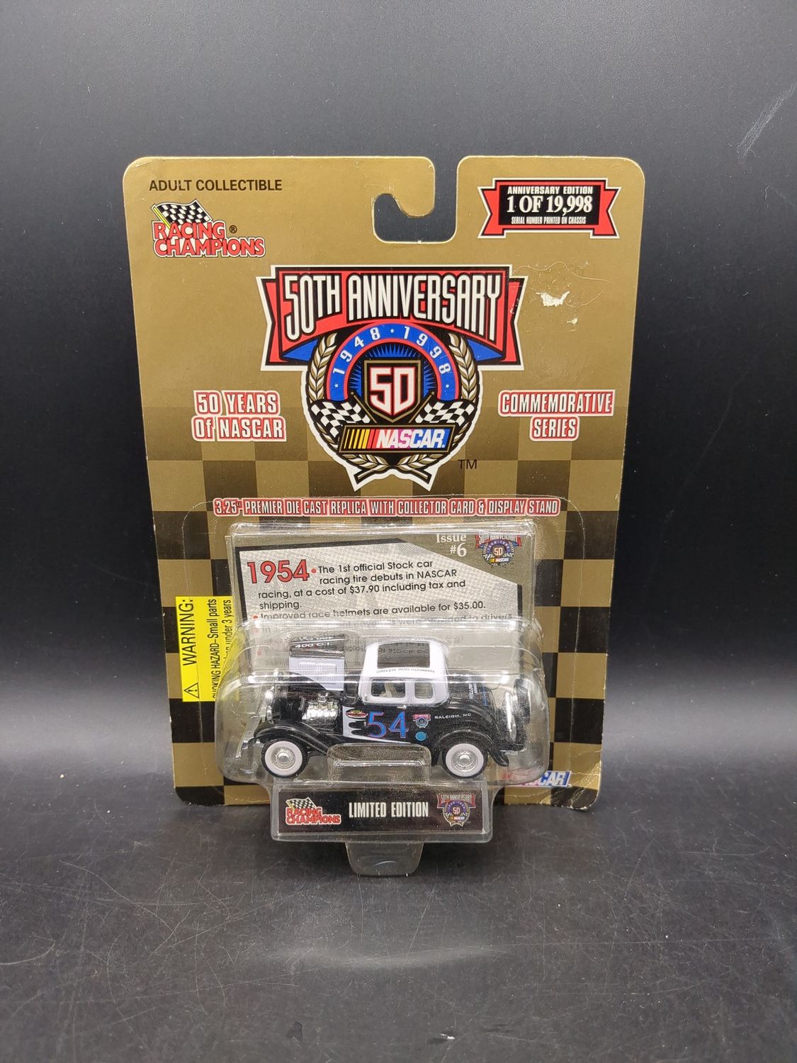 Racing Champions Car 50th Anniversary NASCAR 1954 Ford Coupe Black