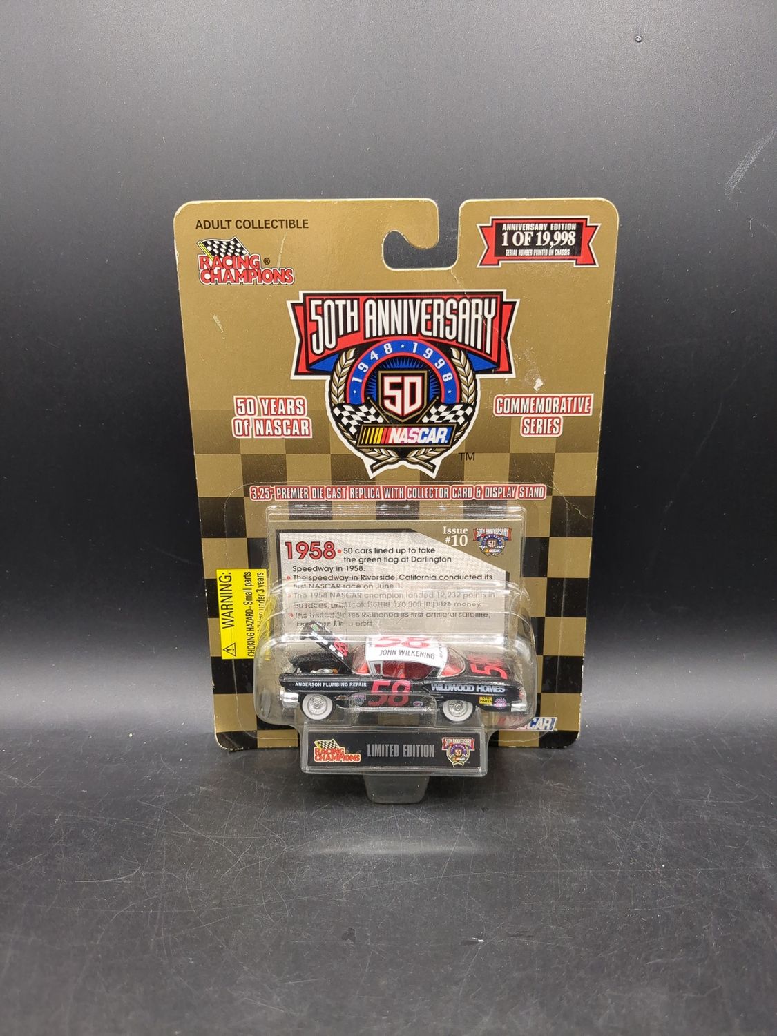Racing Champions 50th Anniversary Car NASCAR 1958 Chevy Impala