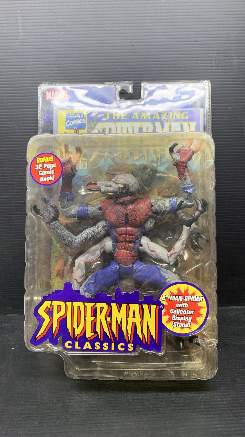 Toy Biz Marvel Comics Spider-Man Classics Man-Spider Action Figure 2000