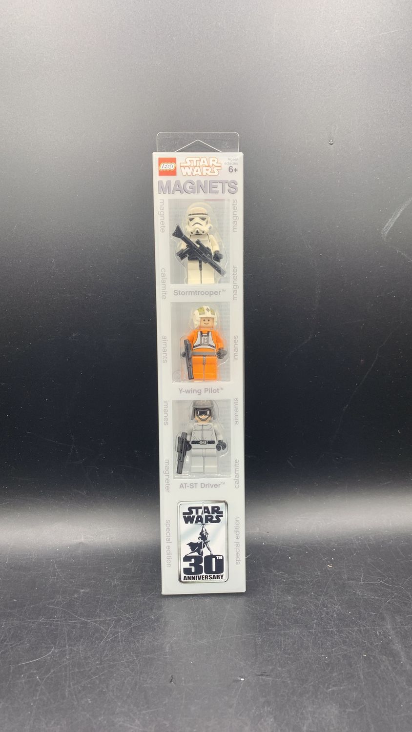 Lego Star Wars Magnets Stormtrooper, Y-Wing Pilot and AT-ST Driver 2007