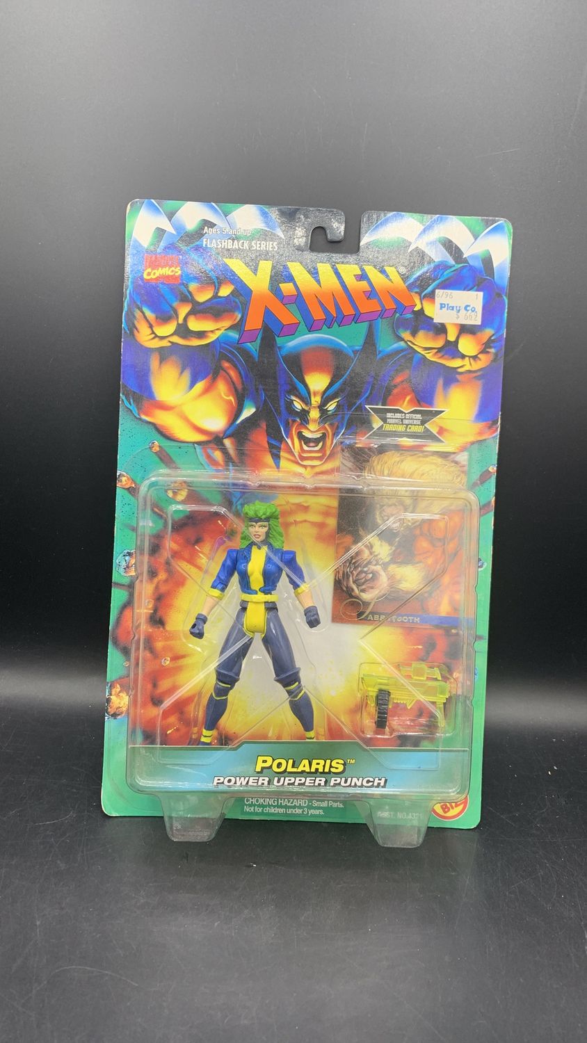 Toy Biz Marvel Comics Figure X-Men Polaris Power Upper Punch Action Figure 1996