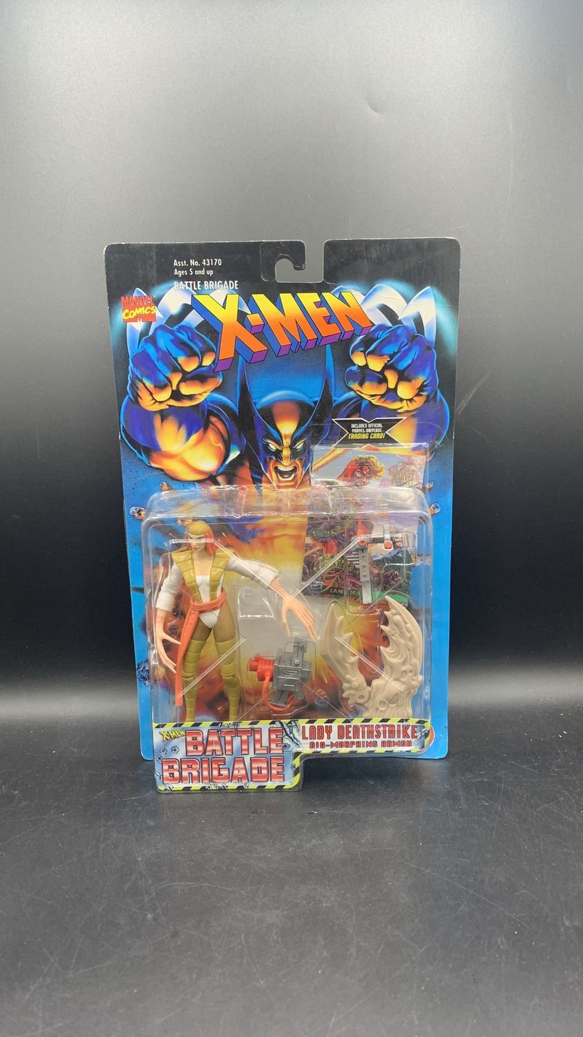 Toy Biz Marvel Comics Figure X-Men Battle Brigade Lady Deathstrike 1996