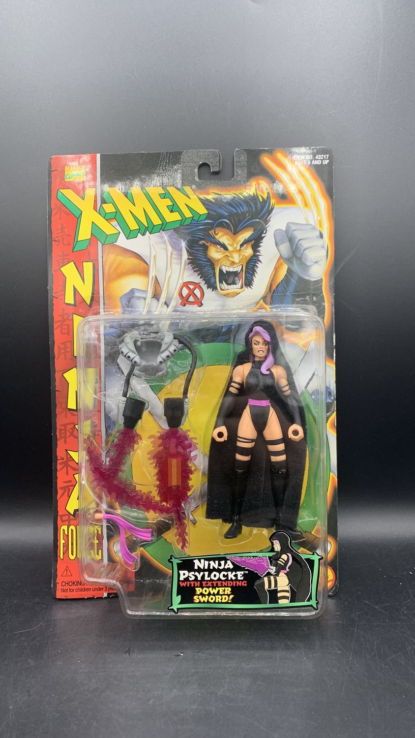 Toy Biz Marvel Comics X-Men Figure Ninja Force Ninja Psylocke With Extending Power Sword Action Figure 1996