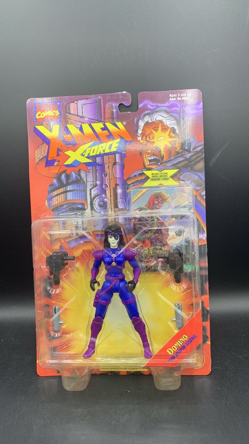 Toy Biz Marvel Comics X-Men X-Force Domino Action Figure 1995