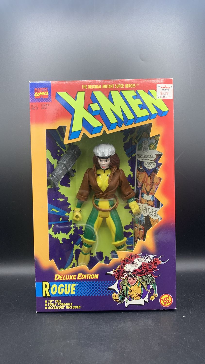 Toy Biz Marvel Comics X-Men Deluxe Edition Rogue 10&quot; Action Figure 1996