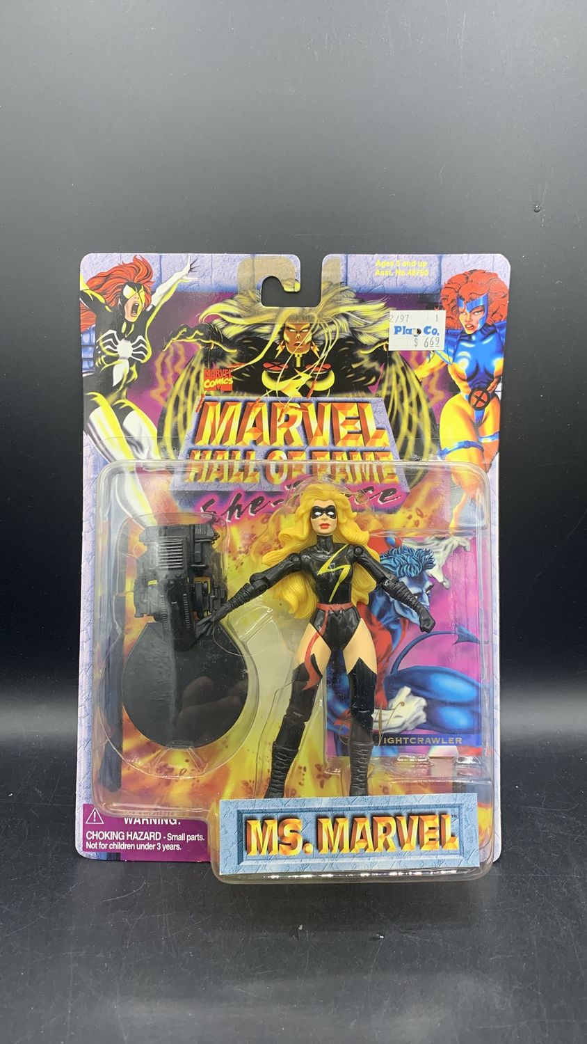 Toy Biz Marvel Hall of Fame She Force Ms. Marvel Action Figure 1996