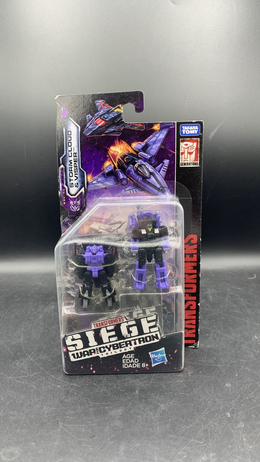 Hasbro Transformers War For Cybertron Seige Storm Cloud &amp; Visper Figure 2019