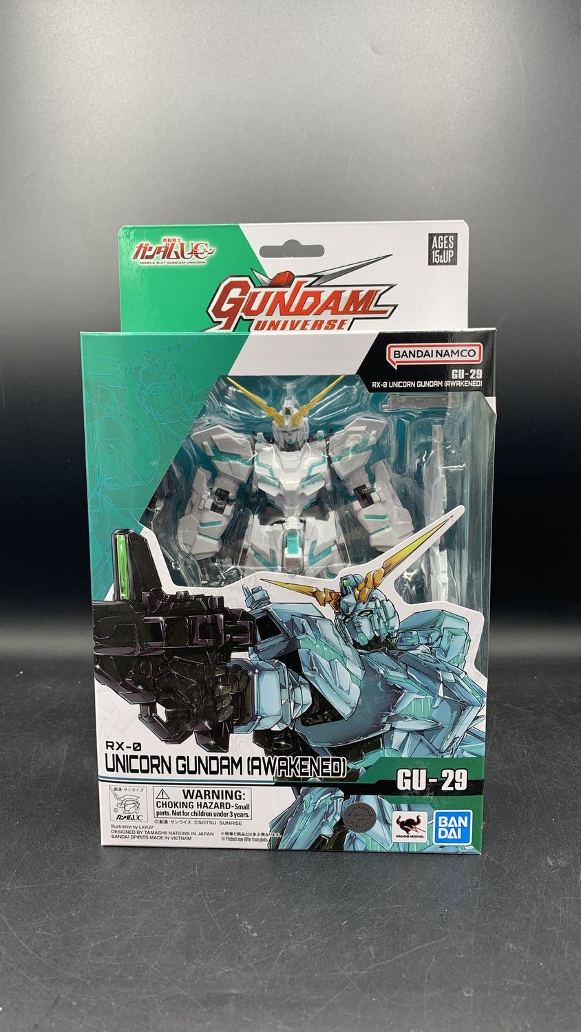 Bandai Mobile Suit Gundam Unicorn RX-20 Unicorn Gundam Figure
