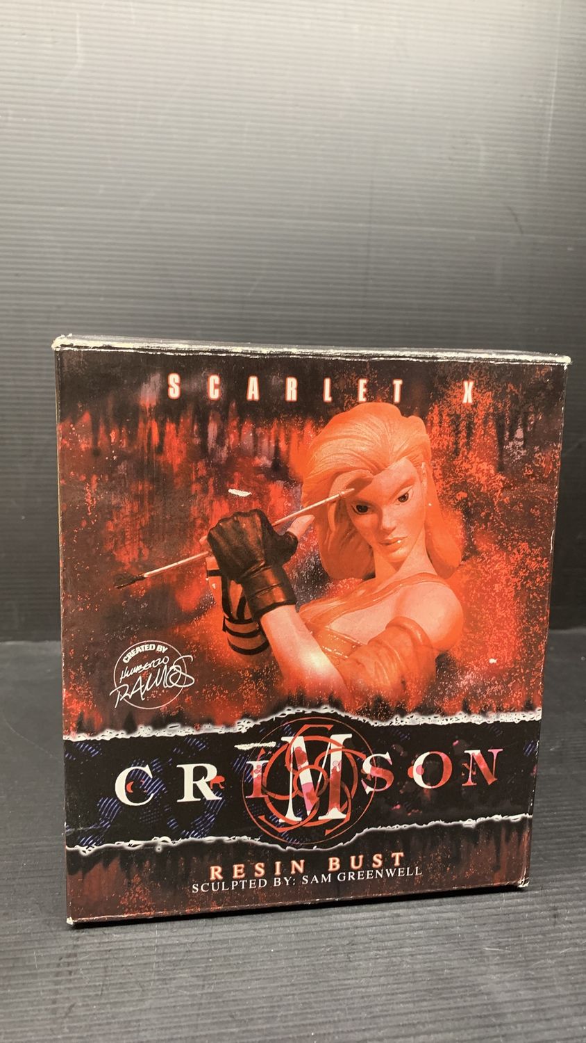 Dynamic Forces Crimson Scarlet X Resin Bust (used) 2000