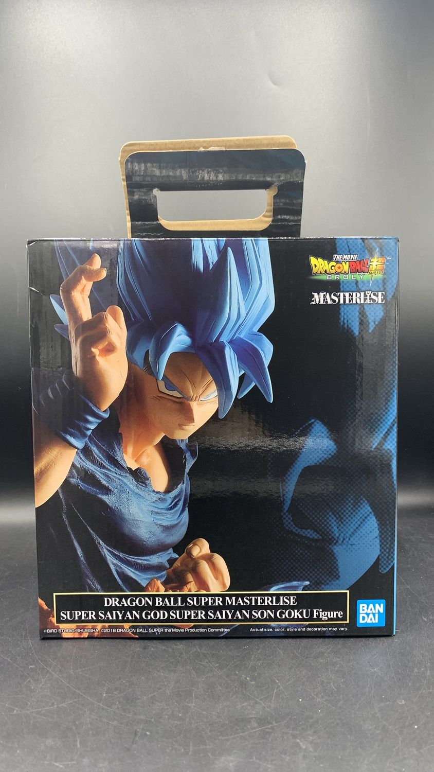 Bandai Dragon Ball Z Masterlise Super Saiyan God Son Goku Statue (used) 2018