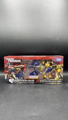 Takara Tomy Transformers TG-24 Optimus Prime and Bumblebee Figures 2014