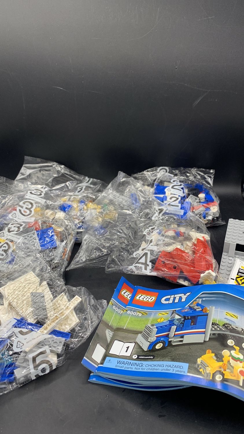 Lego 60079 City Training Jet Transporter 2015 Opened Sealed Bags 100% Complete