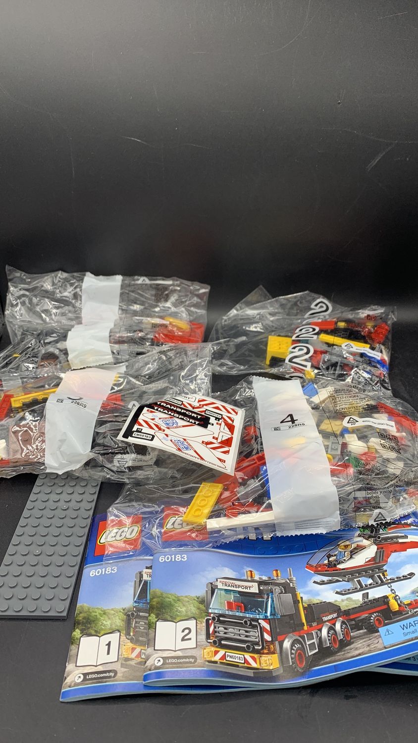 Lego 60183 City Heavy Cargo Transport 2018 No Box Sealed Bags 100% Complete