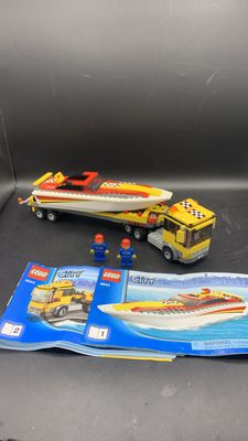 Lego 4643 City Power Boat Transporter 2011 (used) 100% Complete