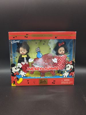 Mattel Disney Barbie Collectors Edition Tommy and Kelly as Mickey and Minnie Mouse 2002