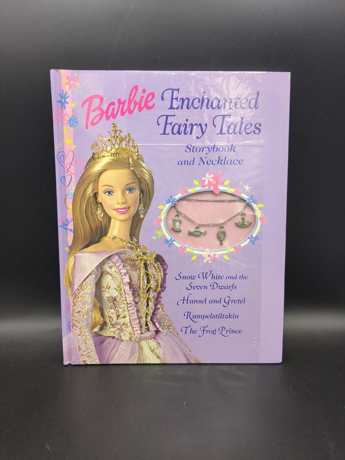 Barbie Enchanted Fairy Tales Storybook and Necklace 2002
