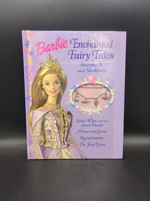 Barbie Enchanted Fairy Tales Storybook and Necklace 2002