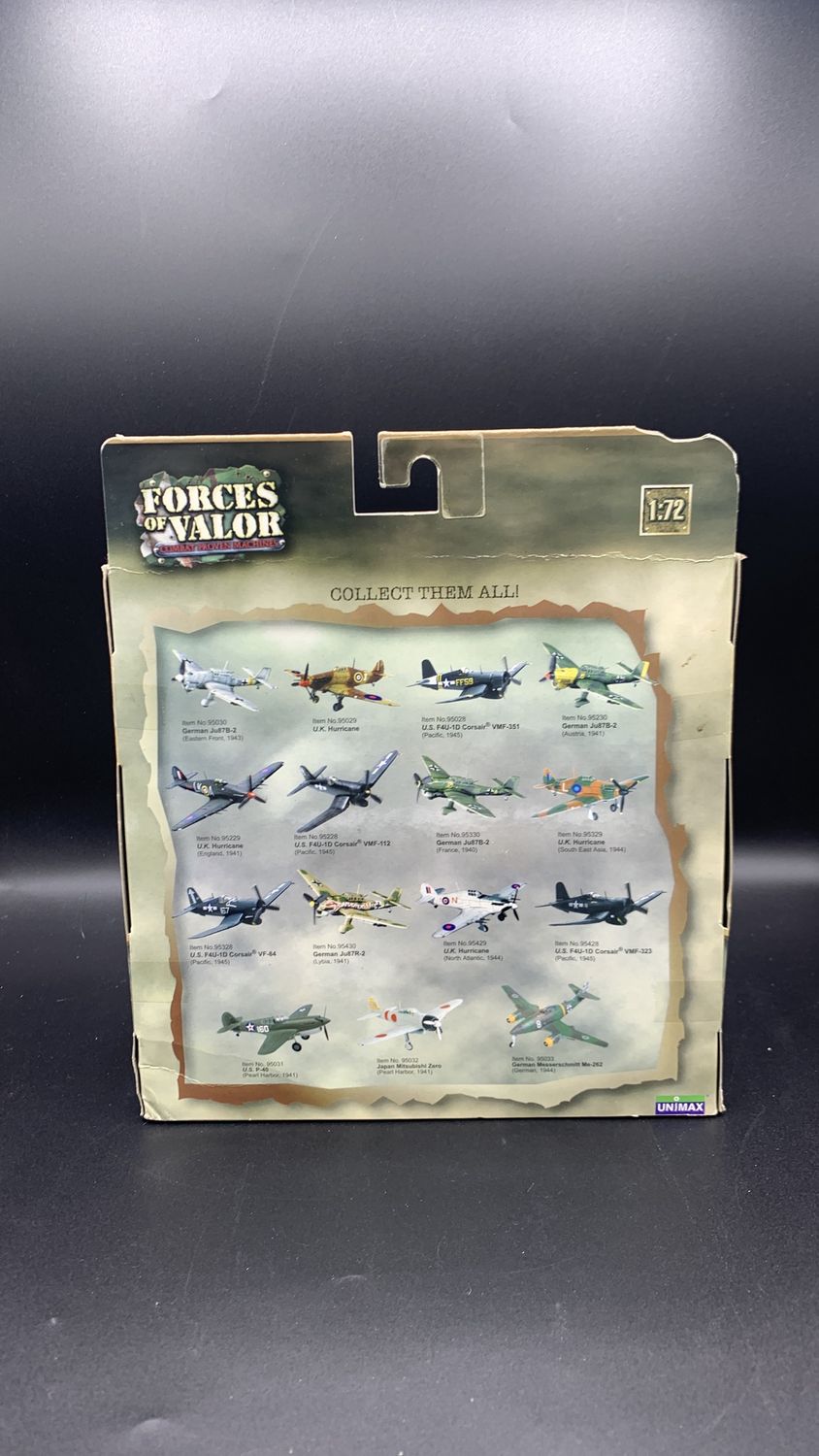 Unimax Forces of Valor Combat Proven Machines Japan Mitsubishi Zero Aircraft 2006