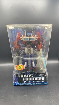 Hasbro Transformers Prime First Edition Optimus Prime Action Figure 2011 Cracked Package