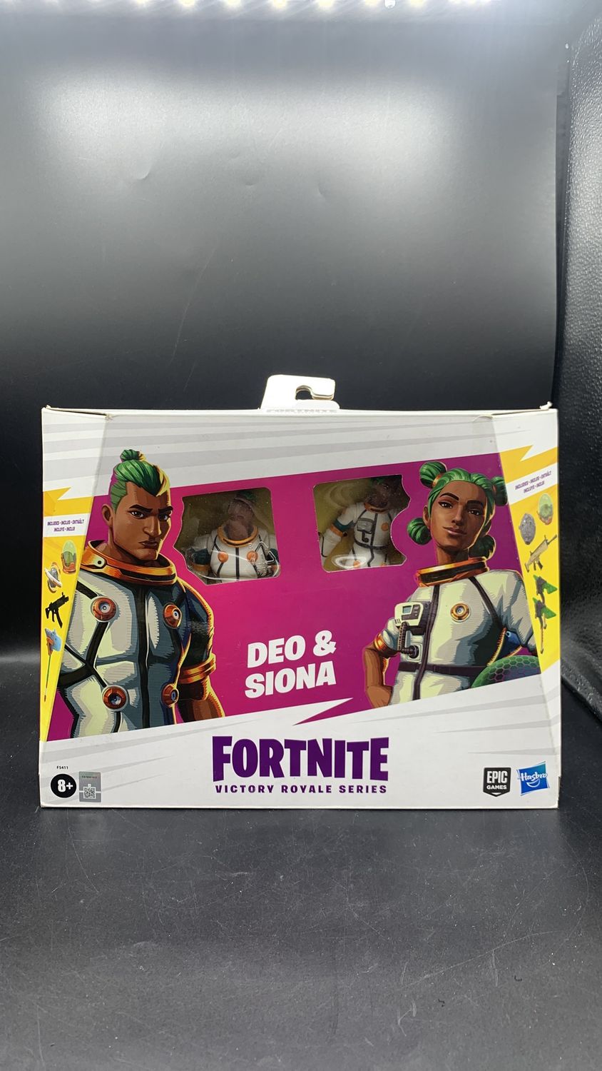Hasbro Fortnite Victory Series Deo &amp; Siona Action Figures 2021 (used) Open Box