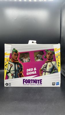 Hasbro Fortnite Victory Series Deo &amp; Siona Action Figures 2021 (used) Open Box