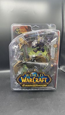 DC Unlimited World of Warcraft Gnome Warrior Sprocket Gyrospring Action Figure 2008
