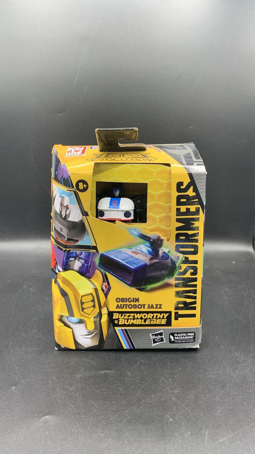 Hasbro Transformers Buzzworthy Bumblebee Origin Autobot Jazz Action Figure 2023